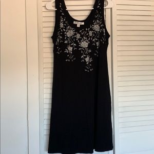 Karen Kane Rose print tank dress